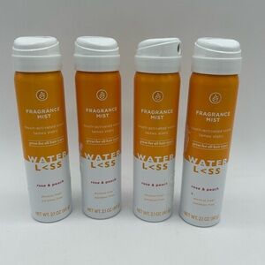 4x Waterless Fragrance Mist Rose & Peach 2.1 oz Tames Static All Hair Types